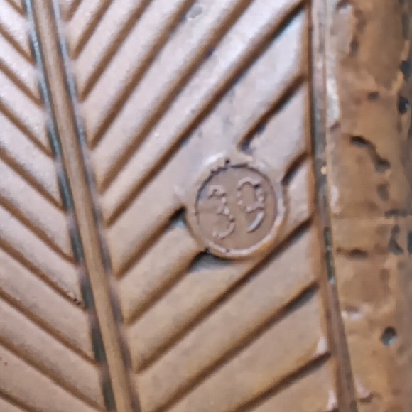 Artisan Green and Blue Mules with Floral Accents - Picture 10 of 10